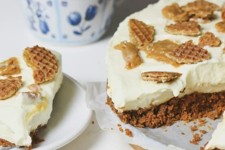 a piece of cake on a plate