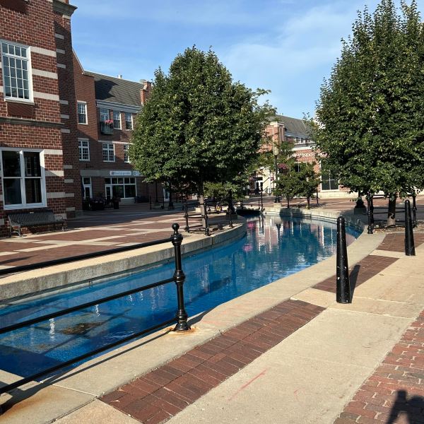 a large brick building